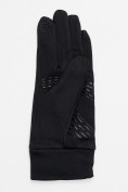 Купить Спортивные перчатки демисезонные женские черного цвета 644Ch, фото 5