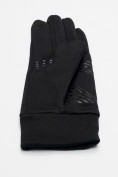 Купить Спортивные перчатки демисезонные женские черного цвета 644Ch, фото 6