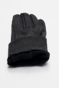 Купить Спортивные перчатки демисезонные женские темно-серого цвета 644TC, фото 7