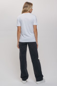 Купить Женские футболки с принтом белого цвета 65016Bl, фото 4