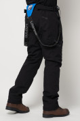 Купить Полукомбинезон брюки горнолыжные мужские черного цвета 66211Ch, фото 19