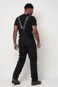 Купить Полукомбинезон брюки горнолыжные мужские черного цвета 66211Ch, фото 4