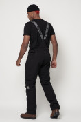 Купить Полукомбинезон брюки горнолыжные мужские черного цвета 66211Ch, фото 5