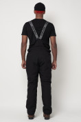 Купить Полукомбинезон брюки горнолыжные мужские черного цвета 66211Ch, фото 6