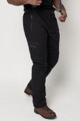 Купить Полукомбинезон брюки горнолыжные мужские черного цвета 66211Ch, фото 8