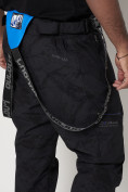 Купить Полукомбинезон брюки горнолыжные мужские темно-серого цвета 66211TC, фото 19