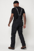 Купить Полукомбинезон брюки горнолыжные мужские темно-серого цвета 66211TC, фото 4