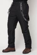 Купить Полукомбинезон брюки горнолыжные мужские черного цвета 662123Ch, фото 17