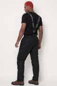 Купить Полукомбинезон брюки горнолыжные мужские черного цвета 662123Ch, фото 6