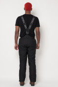 Купить Полукомбинезон брюки горнолыжные мужские черного цвета 662123Ch, фото 7