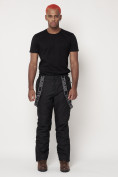Купить Полукомбинезон брюки горнолыжные мужские черного цвета 662123Ch, фото 8