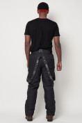 Купить Полукомбинезон брюки горнолыжные мужские темно-серого цвета 662123TC, фото 12