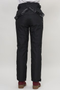 Купить Полукомбинезон брюки горнолыжные женские черного цвета 66215Ch, фото 9
