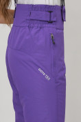 Купить Полукомбинезон брюки горнолыжные женские фиолетового цвета 66215F, фото 11