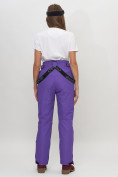 Купить Полукомбинезон брюки горнолыжные женские фиолетового цвета 66215F, фото 17