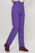 Купить Полукомбинезон брюки горнолыжные женские фиолетового цвета 66215F, фото 6