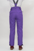 Купить Полукомбинезон брюки горнолыжные женские фиолетового цвета 66215F, фото 8