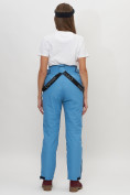 Купить Полукомбинезон брюки горнолыжные женские голубого цвета 66215Gl, фото 16