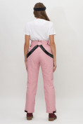 Купить Полукомбинезон брюки горнолыжные женские розового цвета 66215R, фото 10