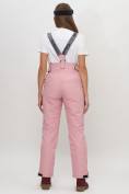 Купить Полукомбинезон брюки горнолыжные женские розового цвета 66215R, фото 5