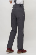 Купить Полукомбинезон брюки горнолыжные женские темно-серого цвета 66215TC, фото 10