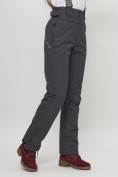 Купить Полукомбинезон брюки горнолыжные женские темно-серого цвета 66215TC, фото 8