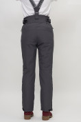 Купить Полукомбинезон брюки горнолыжные женские темно-серого цвета 66215TC, фото 9