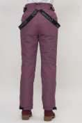 Купить Полукомбинезон брюки горнолыжные женские темно-фиолетового цвета 66215TF, фото 12