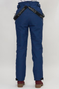Купить Полукомбинезон брюки горнолыжные женские темно-синего цвета 66215TS, фото 11