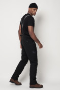 Купить Полукомбинезон брюки горнолыжные мужские черного цвета 6621Ch, фото 4