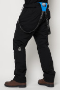 Купить Полукомбинезон брюки горнолыжные мужские черного цвета 6621Ch, фото 12