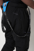 Купить Полукомбинезон брюки горнолыжные мужские черного цвета 6621Ch, фото 15
