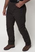 Купить Полукомбинезон брюки горнолыжные мужские темно-серого цвета 6621TC, фото 8