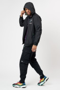 Купить Ветровка мужская спортивная черного цвета 662Ch, фото 4