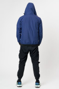 Купить Ветровка мужская спортивная темно-синего цвета 662TS, фото 8