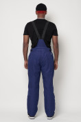 Купить Полукомбинезон брюки горнолыжные мужские синего цвета 66357S, фото 4
