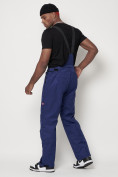 Купить Полукомбинезон брюки горнолыжные мужские синего цвета 66357S, фото 6