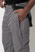 Купить Полукомбинезон брюки горнолыжные мужские серого цвета 66357Sr, фото 16