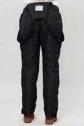 Купить Полукомбинезон брюки горнолыжные женские big size черного цвета 66413Ch, фото 5