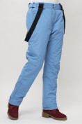 Купить Полукомбинезон брюки горнолыжные женские big size голубого цвета 66413Gl, фото 6