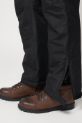 Купить Полукомбинезон брюки горнолыжные мужские черного цвета 66414Ch, фото 17