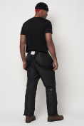 Купить Полукомбинезон брюки горнолыжные мужские черного цвета 66414Ch, фото 4