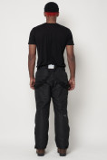 Купить Полукомбинезон брюки горнолыжные мужские черного цвета 66414Ch, фото 5
