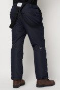 Купить Полукомбинезон брюки горнолыжные мужские темно-синего цвета 66414TS, фото 12