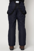 Купить Полукомбинезон брюки горнолыжные мужские темно-синего цвета 66414TS, фото 13