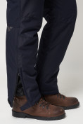Купить Полукомбинезон брюки горнолыжные мужские темно-синего цвета 66414TS, фото 16