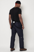 Купить Полукомбинезон брюки горнолыжные мужские темно-синего цвета 66414TS, фото 5