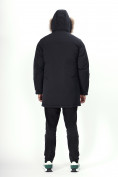 Купить Парка мужская зимняя с мехом черного цвета 6662Ch, фото 25