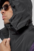 Купить Куртка - жилетка трансформер с подогревом 2 в 1 мужская зимняя черного цвета 6668Ch, фото 18