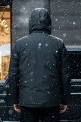Купить Куртка - жилетка трансформер с подогревом 2 в 1 мужская зимняя черного цвета 6668Ch, фото 6